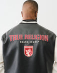 True Religion True PU Patch Varsity – Black/Winter White