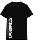 Karl Lagerfeld Camiseta Gráfica Skyline – Negro