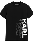 Karl Lagerfeld Camiseta Gráfica Skyline – Negro