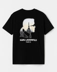 Karl Lagerfeld LM4G2247 Graphic Tee – Negro