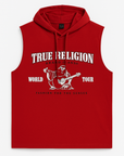 True Religion SRS Hooded Tank – Rojo