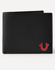 True Religion Norris Bi-Fold Wallet – Negro Rojo