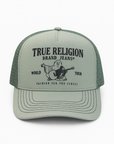 True Religion Trucker Buddha Cap – Green Bay